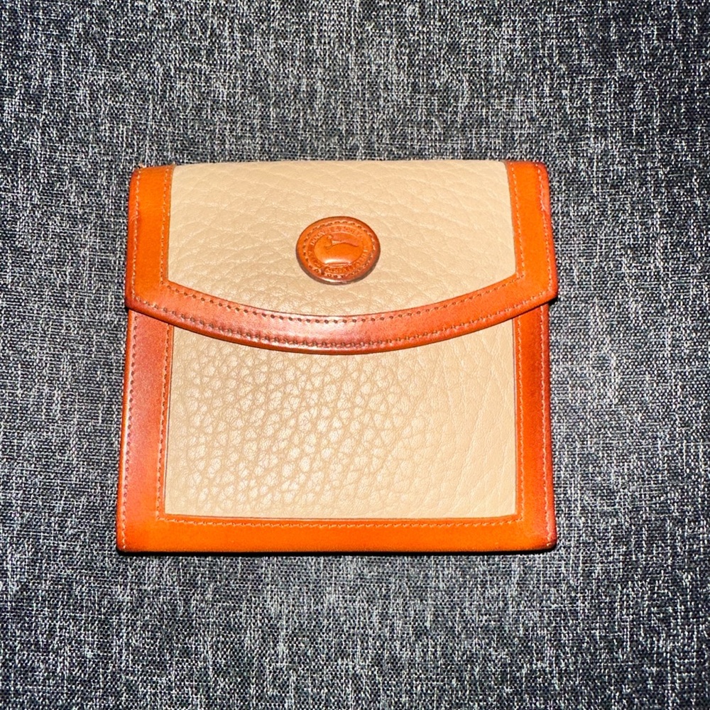 vintage Dooney & Bourke All-Weather Leather (AWL) Credit Card Wallet.
